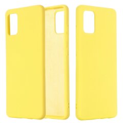 Захисний чохол Deexe Silicone Case для Samsung Galaxy A41 (A415) - Yellow