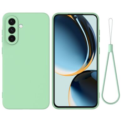 Захисний чохол Deexe Silicone Case для Samsung Galaxy A57 (A576) - Green