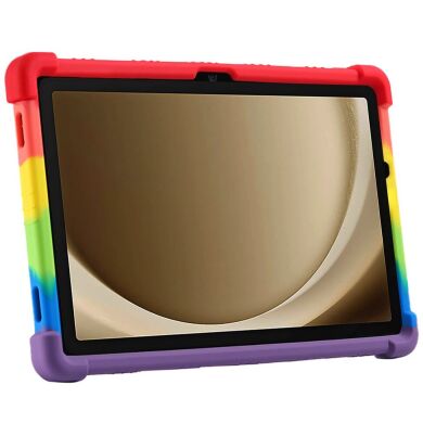 Захисний чохол Deexe Silicone Kickstand для Samsung Galaxy Tab A9 Plus (X210/216) - Multicolor
