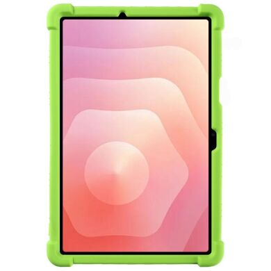 Защитный чехол Deexe Silicone Kickstand для Samsung Galaxy Tab S11 (X730/X736) - Green