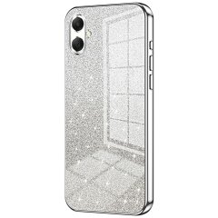 Защитный чехол Deexe Sparkles Cover для Samsung Galaxy A07 (A075) - Silver