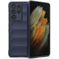 Защитный чехол Deexe Terra Case для Samsung Galaxy S21 Ultra (G998) - Dark Blue