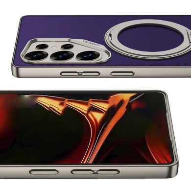 Защитный чехол GKK Leather MagSafe для Samsung Galaxy S26 Ultra (S948) - Black