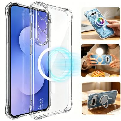 Захисний чохол IMAK Space Shield MagSafe для Samsung Galaxy S26 FE - Transparent