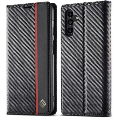 Защитный чехол LC.IMEEKE Carbon Fiber для Samsung Galaxy A55 (A556) - Vertical Stripe