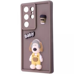 Защитный чехол Pretty Things Case для Samsung Galaxy S25 Ultra (S938) - Brown / Baby