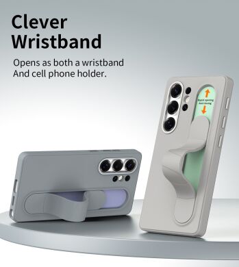 Защитный чехол Reframe Standing Grip для Samsung Galaxy S25 Ultra (S938) - Dark Grey