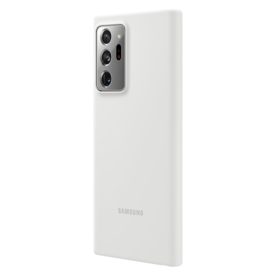 Захисний чохол Silicone Cover для Samsung Galaxy Note 20 Ultra (N985) EF-PN985TWEGRU - White
