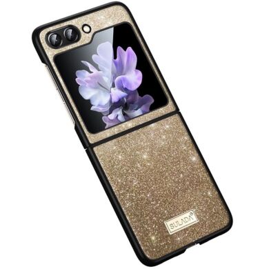 Захисний чохол SULADA Dazzling Glittery (FF) для Samsung Galaxy Flip 6 - Gold