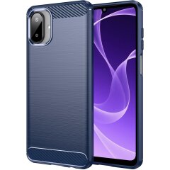 Защитный чехол UniCase Carbon для Samsung Galaxy A07 (A075) - Blue