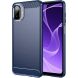 Защитный чехол UniCase Carbon для Samsung Galaxy A07 (A075) - Blue. Фото 1 из 8