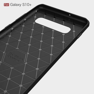 Захисний чохол UniCase Carbon для Samsung Galaxy S10 Plus - Black