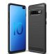 Защитный чехол UniCase Carbon для Samsung Galaxy S10 Plus - Black. Фото 1 из 10