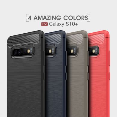 Захисний чохол UniCase Carbon для Samsung Galaxy S10 Plus - Red