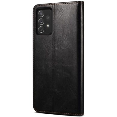 Защитный чехол UniCase Leather Wallet для Samsung Galaxy A73 (A736) - Black