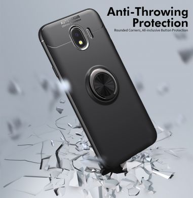 Защитный чехол UniCase Magnetic Ring для Samsung Galaxy J4 2018 (J400) - Black