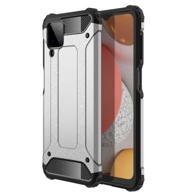 Защитный чехол UniCase Rugged Guard для Samsung Galaxy A12 (A125) / A12 Nacho (A127) / M12 (M127) - Silver