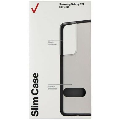 Захисний чохол Verizon Slim Case для Samsung Galaxy S21 Ultra (G998) VZW702007836-V - Smoke Black