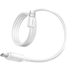 Кабель Baseus Crystal USB to Type-C 100W (1m) E04279 - Moon White