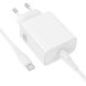 Сетевое зарядное устройство Hoco C162A PD40W + кабель Type-C to Type-C - White. Фото 2 из 9