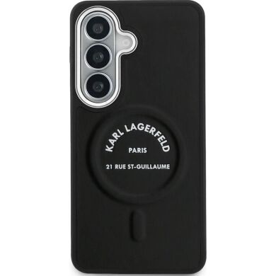 Защитный чехол Karl Lagerfeld Embossed Ring RSG Logo MagSafe для Samsung Galaxy S26 (S942) KLHMS26SPSKRSGEK - Black