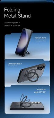 Защитный чехол DUX DUCIS Aimo Series Magnetic (FP) для Samsung Galaxy S24 Plus - Black