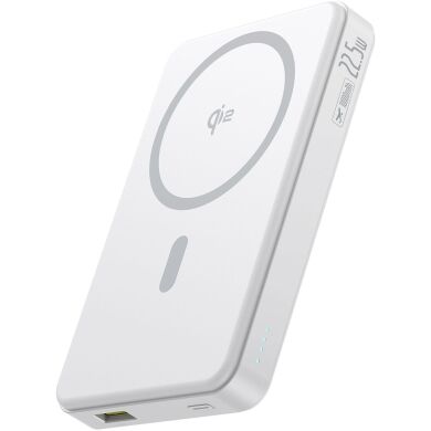 Зовнішній акумулятор Baseus Airpow 2 Qi2 22.5W (10000mAh) P10080000213-00 - White