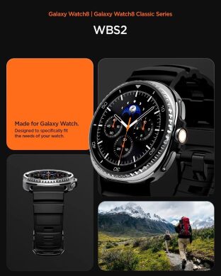 Ремешок Spigen WBS2 Band для Samsung Galaxy Watch 8 (40/44mm) / 8 Classic (AMP10151) - Black