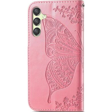 Чохол UniCase Butterfly Pattern для Samsung Galaxy A25 (A256) - Pink