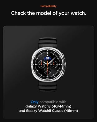 Ремешок Spigen WBS2 Band для Samsung Galaxy Watch 8 (40/44mm) / 8 Classic (AMP10151) - Black