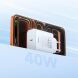 Сетевое зарядное устройство Hoco C162A PD40W + кабель Type-C to Type-C - White. Фото 8 из 9