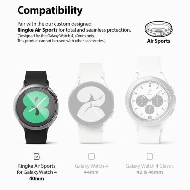 Защитное стекло RINGKE Screen Protector Cover Friendly для Samsung Galaxy Watch 4 (40mm)