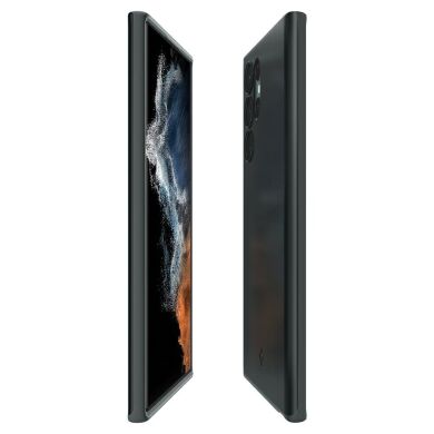 Захисний чохол Spigen (SGP) Thin Fit для Samsung Galaxy S22 Ultra (S908) - Abyss Green