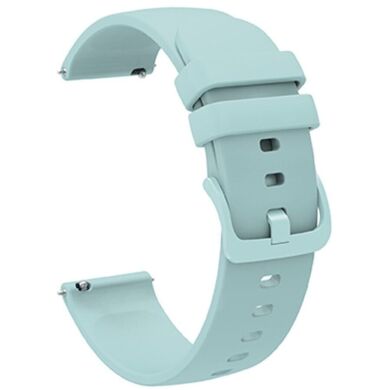 Ремінець Deexe Soft Silicone для годинників з шириною кріплення 18 мм - Light Green