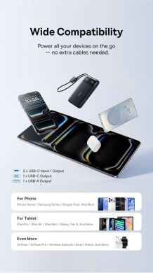 Внешний аккумулятор Baseus EnerFill FC11 45W + кабель Type-C (10000mAh) E00310 - Black