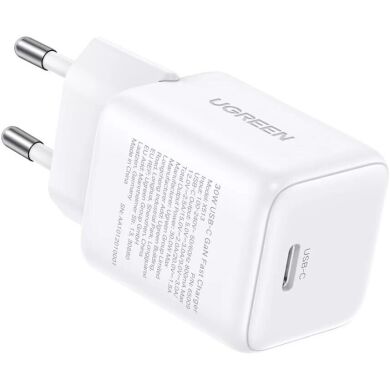 Мережевий зарядний пристрій UGREEN X513 30W Type-C (65009) - White