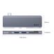 Type-C HUB Baseus Harmonica 5 in 1 (CAHUB-K0G) - Deep Grey. Фото 20 из 21