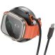Беспроводное зарядное устройство Hoco CQ18 2 in 1 (15W) + iWatch - Metal gray. Фото 3 из 8