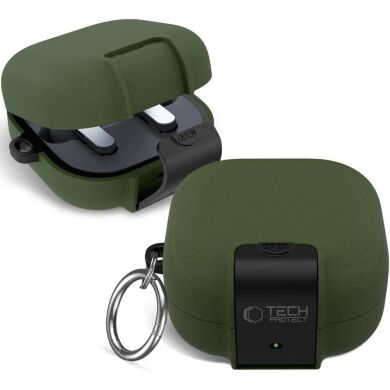 Защитный чехол Tech-Protect Slim Hook для Samsung Galaxy Buds 4 / Buds 4 Pro - Olive Green
