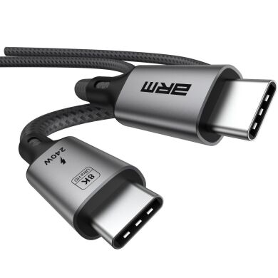 Кабель ArmorStandart Type-C to Type-C 240W (1m) - Black