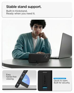 Захисний чохол Spigen Tough Armor (MagFit) для Samsung Galaxy S26 Ultra (S948) ACS10684 - Black