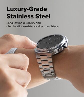 Ремінець Ringke Metal One Air для Samsung Galaxy Watch 8 (40/44mm) / 8 Classic 8800328813786 - Silver