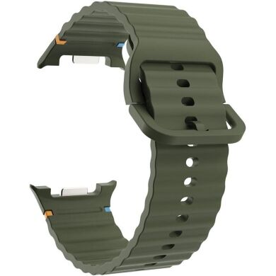 Ремешок KALEBOL Silicone Strap для Samsung Galaxy Watch 8 (40/44mm) / 8 Classic - Army Green