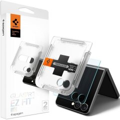 Комплект защитных стекол Spigen (SGP) GLAS.tR EZ Fit Sensor Protected для Samsung Galaxy Flip 7 (AGL09585)