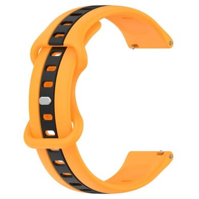 Ремешок Deexe Sport Strap для часов с шириной крепления 22мм - Black / Yellow