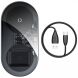 Бездротовий зарядний пристрій Baseus Simple 2 in 1 Wireless Charger (18W) WXJK-A01 - Transparent