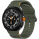 Ремешок KALEBOL Silicone Strap для Samsung Galaxy Watch 8 (40/44mm) / 8 Classic - Army Green. Фото 3 из 7