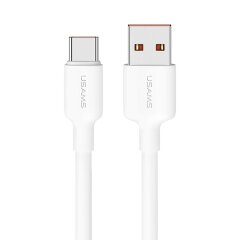 Кабель Usams US-SJ622 U84 USB to Type-C (3A, 0.5m) - White