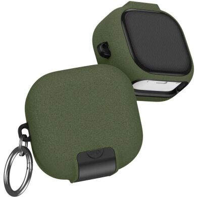 Защитный чехол Tech-Protect Slim Hook для Samsung Galaxy Buds 4 / Buds 4 Pro - Olive Green