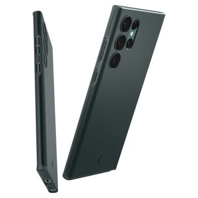 Захисний чохол Spigen (SGP) Thin Fit для Samsung Galaxy S22 Ultra (S908) - Abyss Green